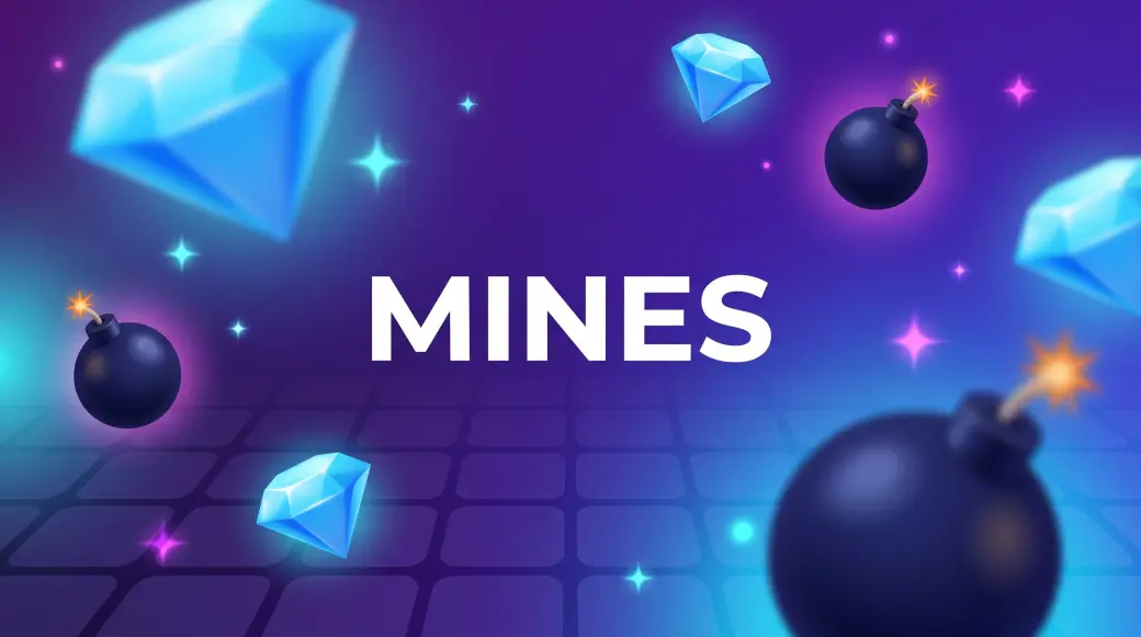 Diamants bleus et bombes au-dessus d’une grille violette